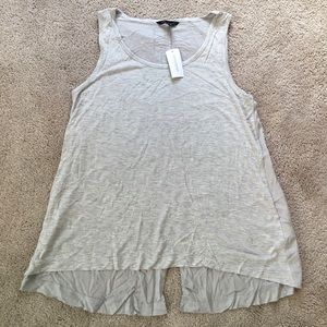 Banana Republic Two Material Grey Tank Top size M